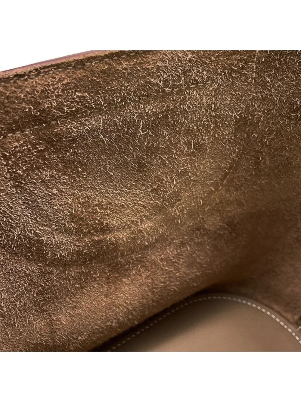 Hermes Tote in the Loop 18 Etoupe Gold Taurillon Clemence Swift